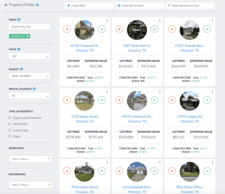 Airbnb Tools: Property Finder
