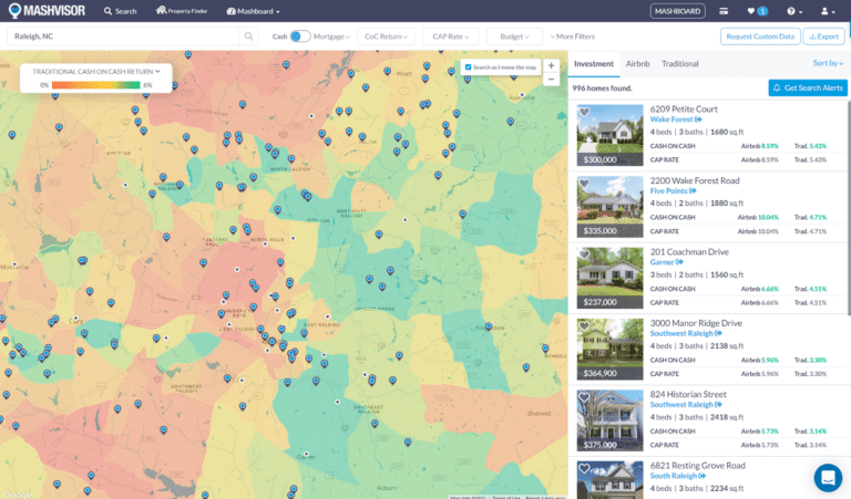 The Heatmap will help you zero-in on the ideal cheap apartment for rent