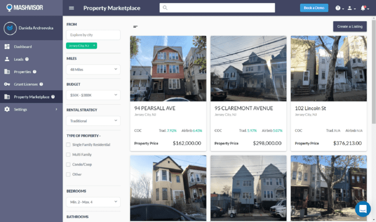 Find zombie foreclosures on the Mashvisor Property Marketplace