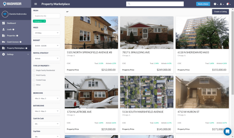 Use the marketplace to find deals for a cheap apartment for rent