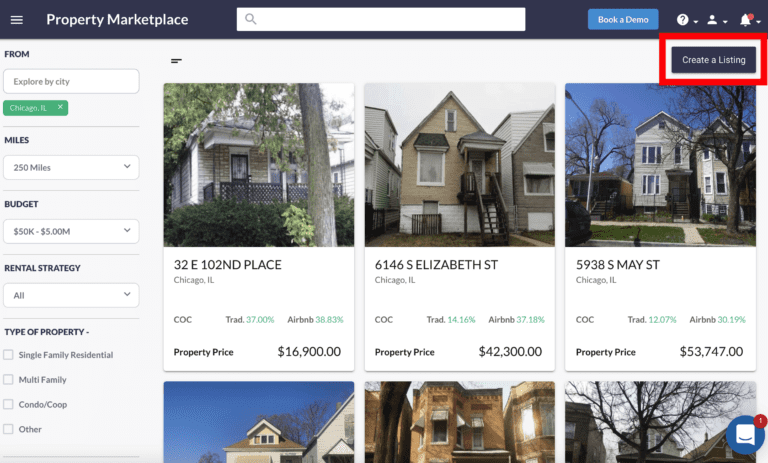 You can list your property off-market on the Property Marketplace