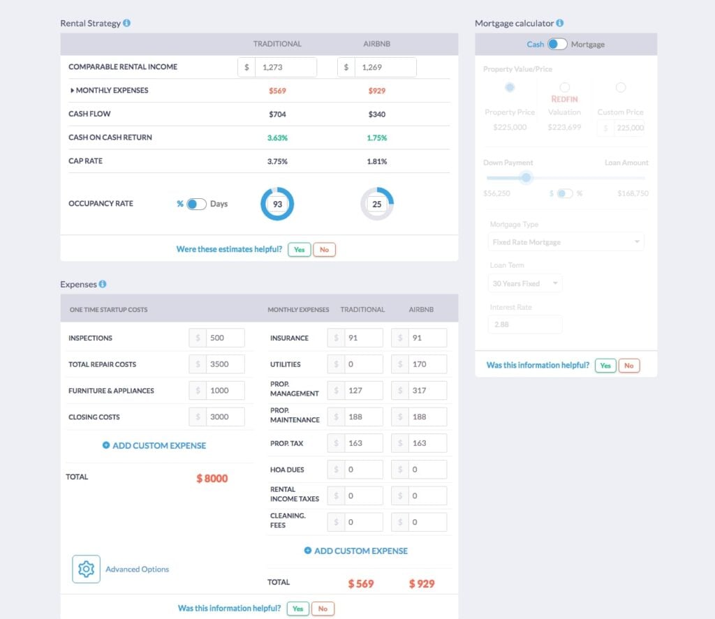 AirDNA Airbnb Calculator Vs Mashvisor Calculator | Mashvisor