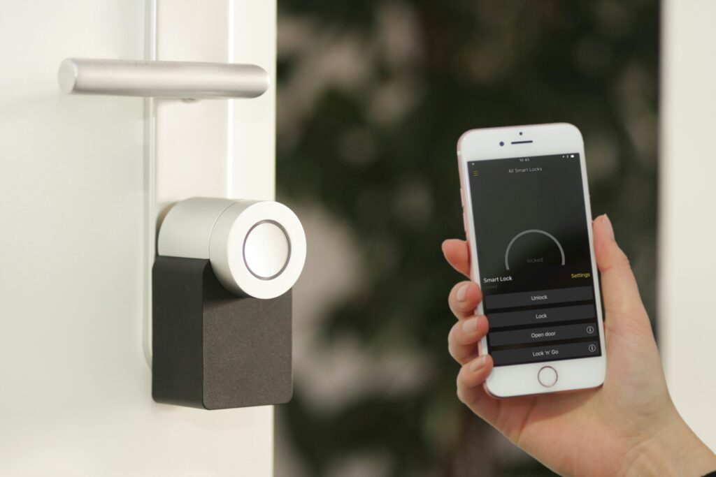 A smart lock.